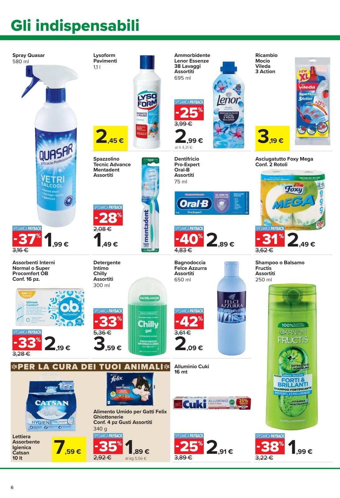 Pagina 6. del volantino Carrefour - Sconti fino al 40% (express)