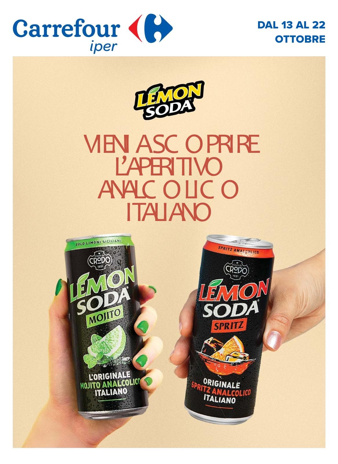 Copertina del volantino Carrefour Speciale Lemonsoda