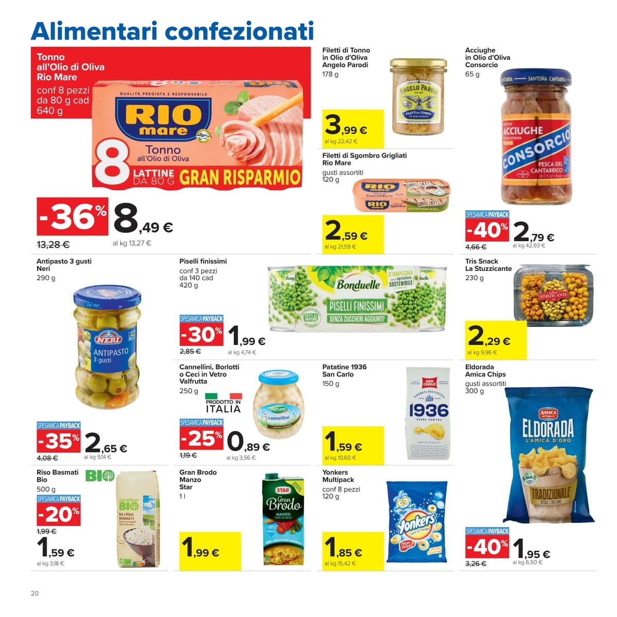 Pagina 20. del volantino Carrefour - Sconti fino al 50% (iper)