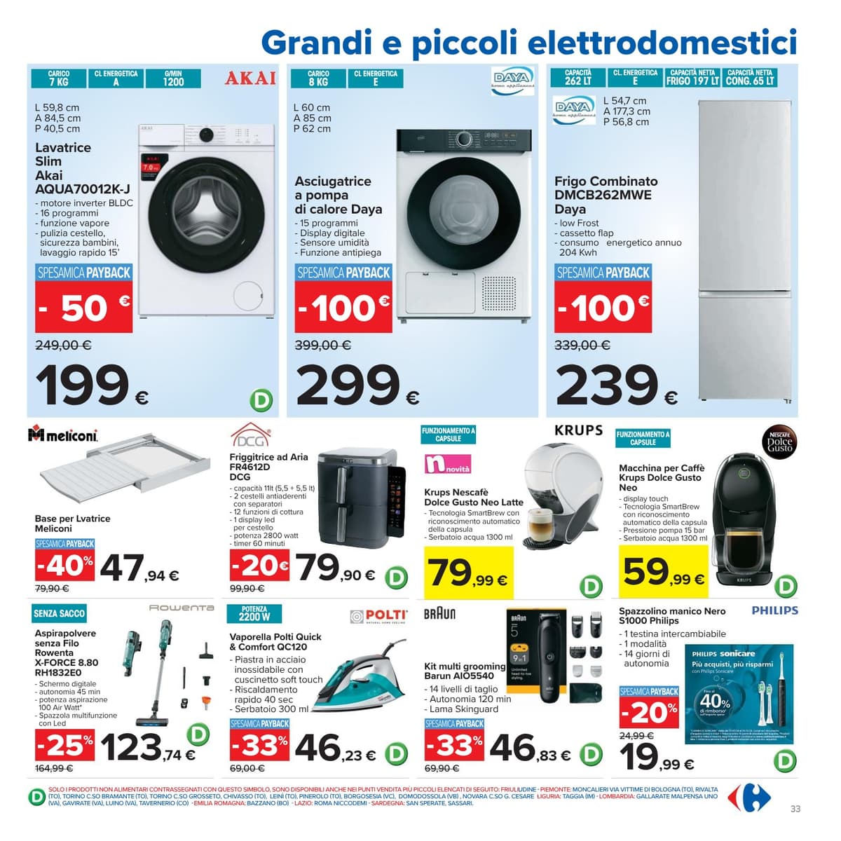 Pagina 33. del volantino Carrefour - Sconti fino al 50% (iper)