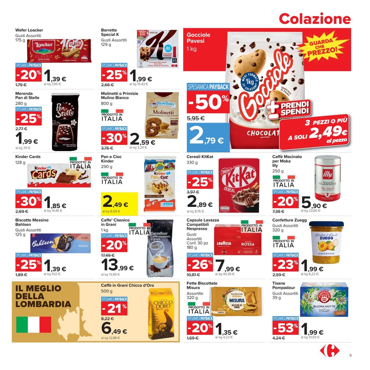 Pagina 9. del volantino Carrefour - Sconti fino al 50% (market)
