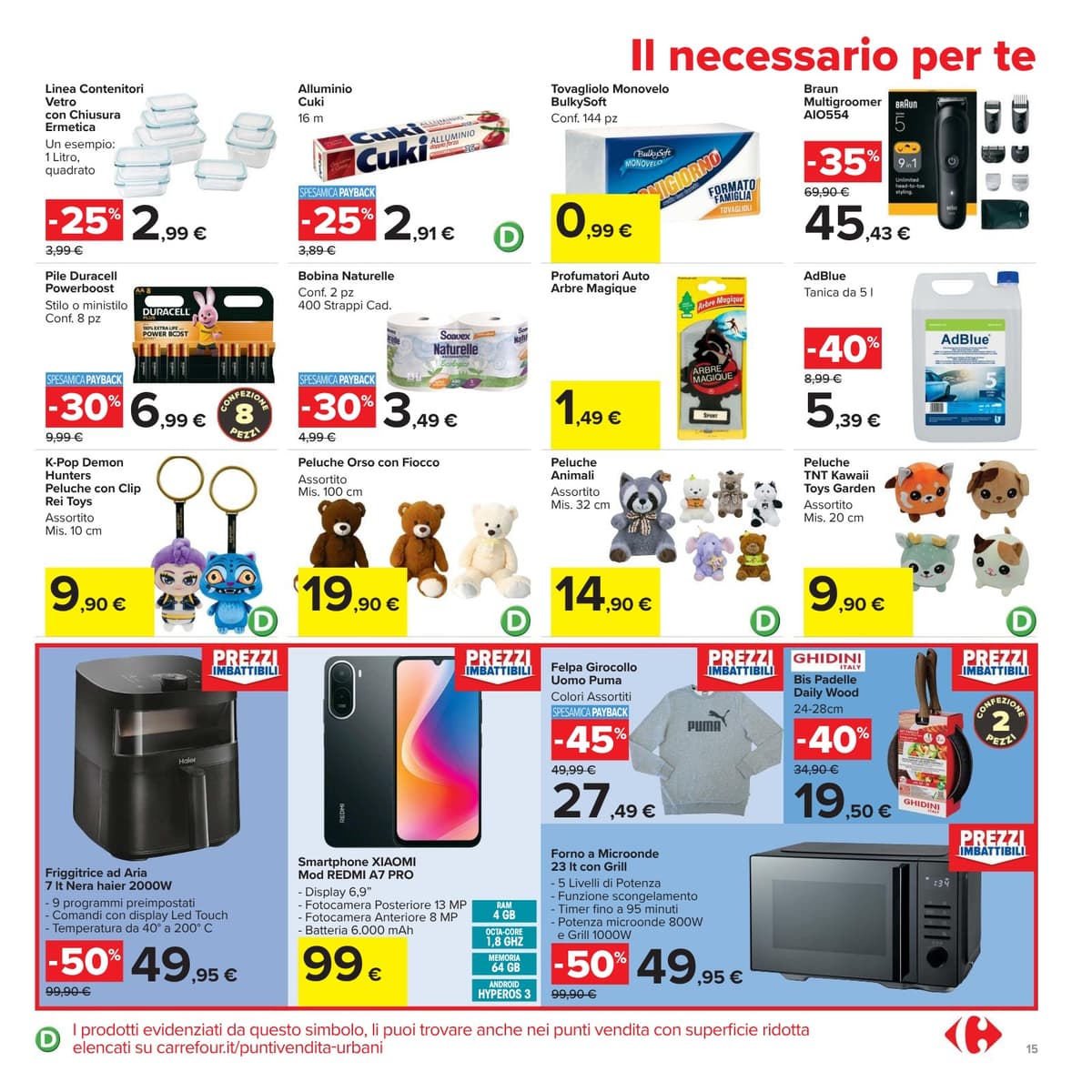 Pagina 15. del volantino Carrefour - Sconti fino al 50% (market)