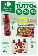 Copertina del volantino Carrefour Tutto a 1€, 2€ e 3€ (Express)