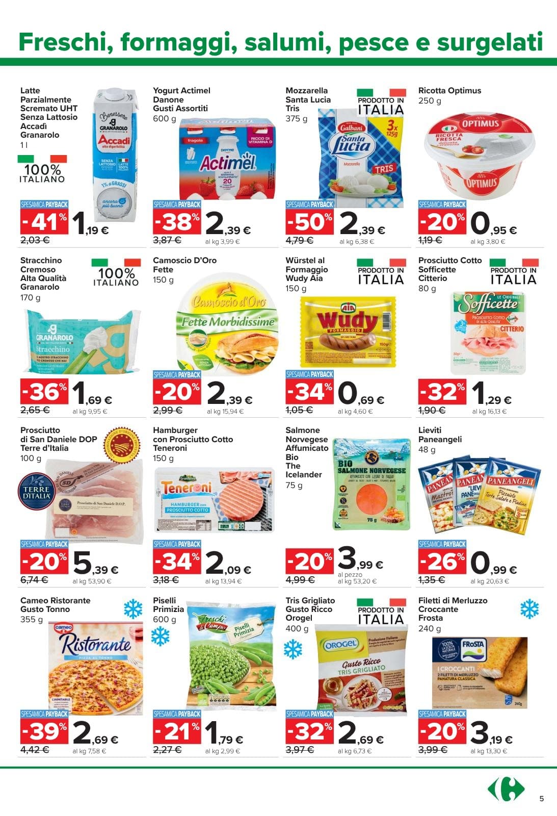 Pagina 5. del volantino Carrefour - Tutto a 1€, 2€ e 3€ (Express)