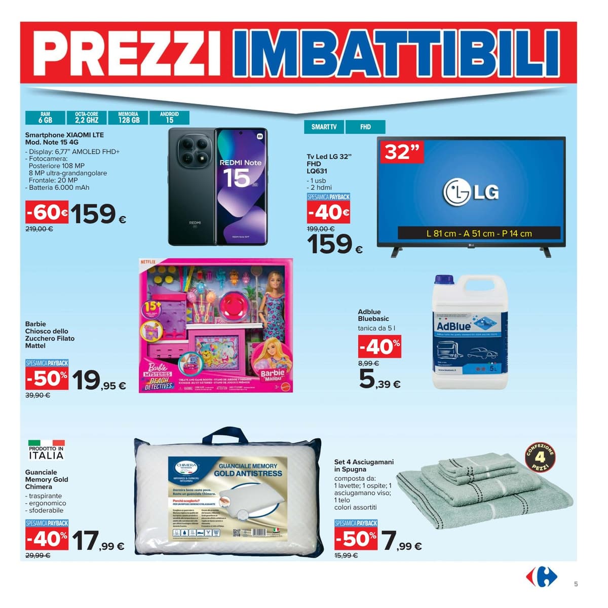 Pagina 5. del volantino Carrefour - Prezzi imbattibili (iper)