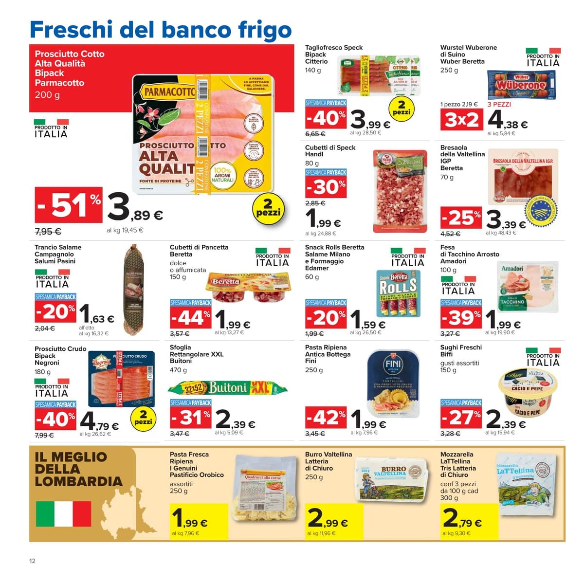 Pagina 12. del volantino Carrefour - Prezzi imbattibili (iper)