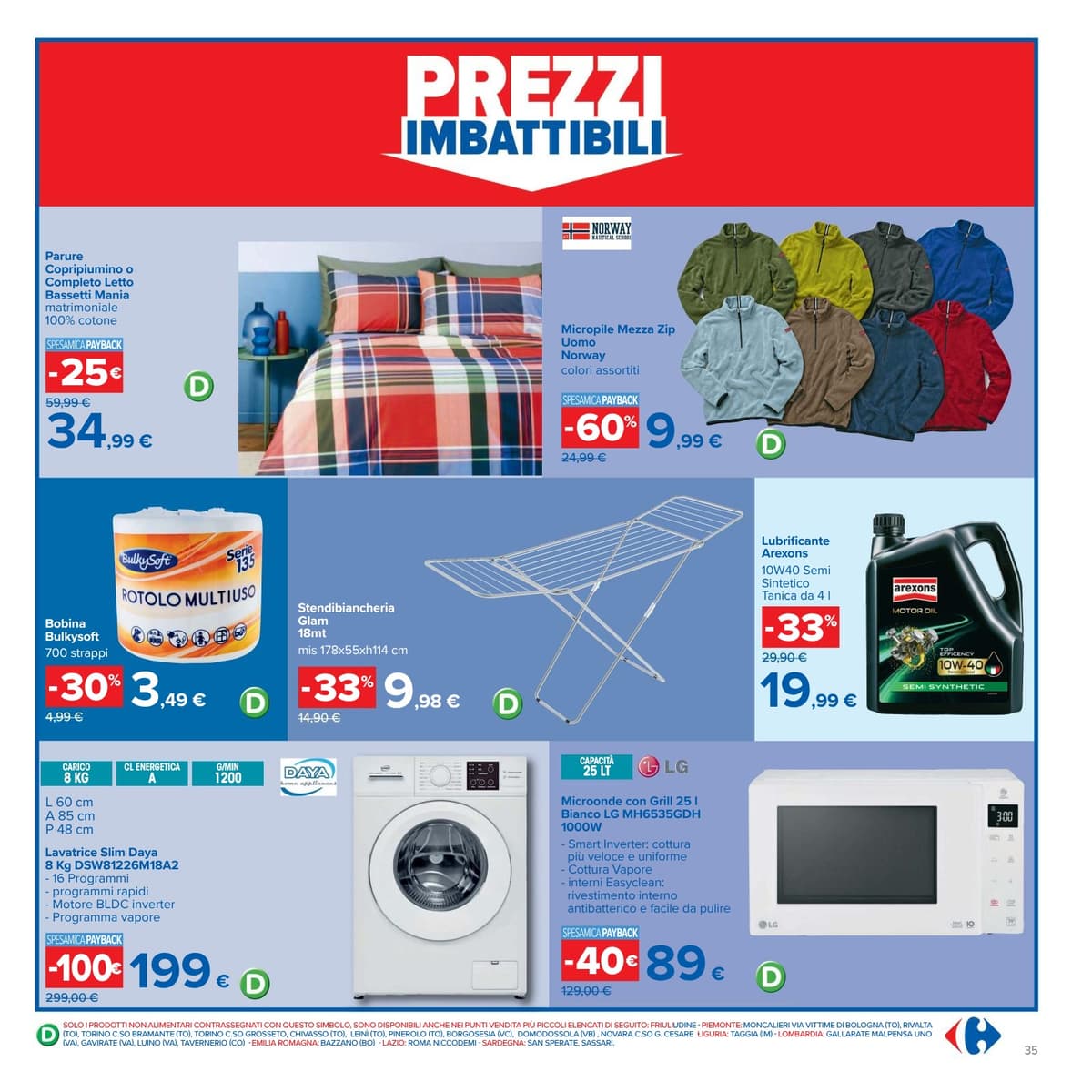 Pagina 35. del volantino Carrefour - Prezzi imbattibili (iper)