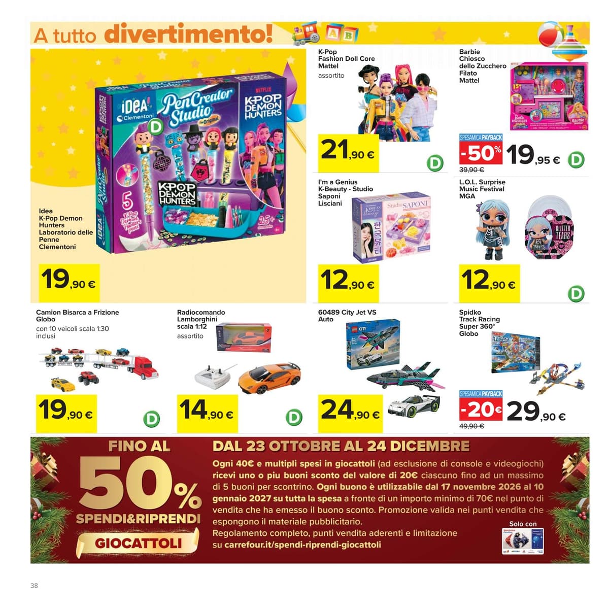 Pagina 38. del volantino Carrefour - Prezzi imbattibili (iper)