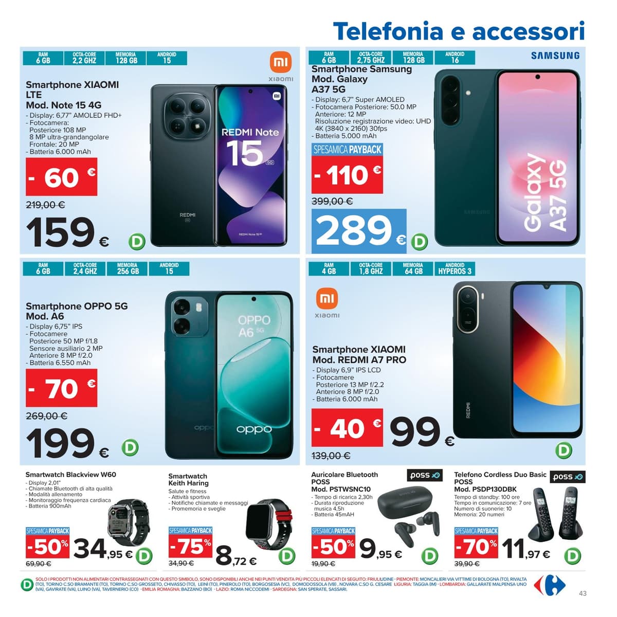 Pagina 43. del volantino Carrefour - Prezzi imbattibili (iper)