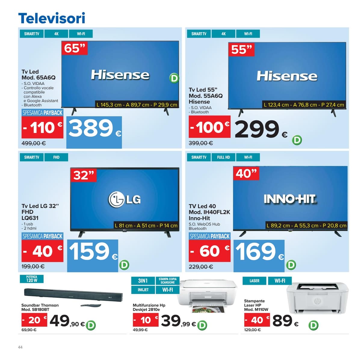 Pagina 44. del volantino Carrefour - Prezzi imbattibili (iper)