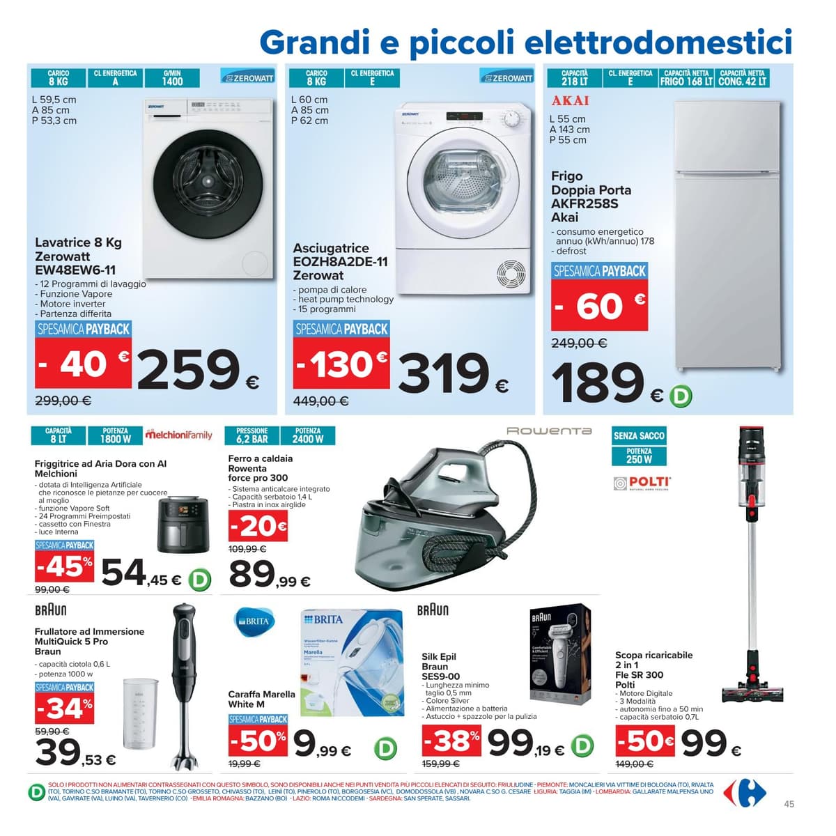 Pagina 45. del volantino Carrefour - Prezzi imbattibili (iper)