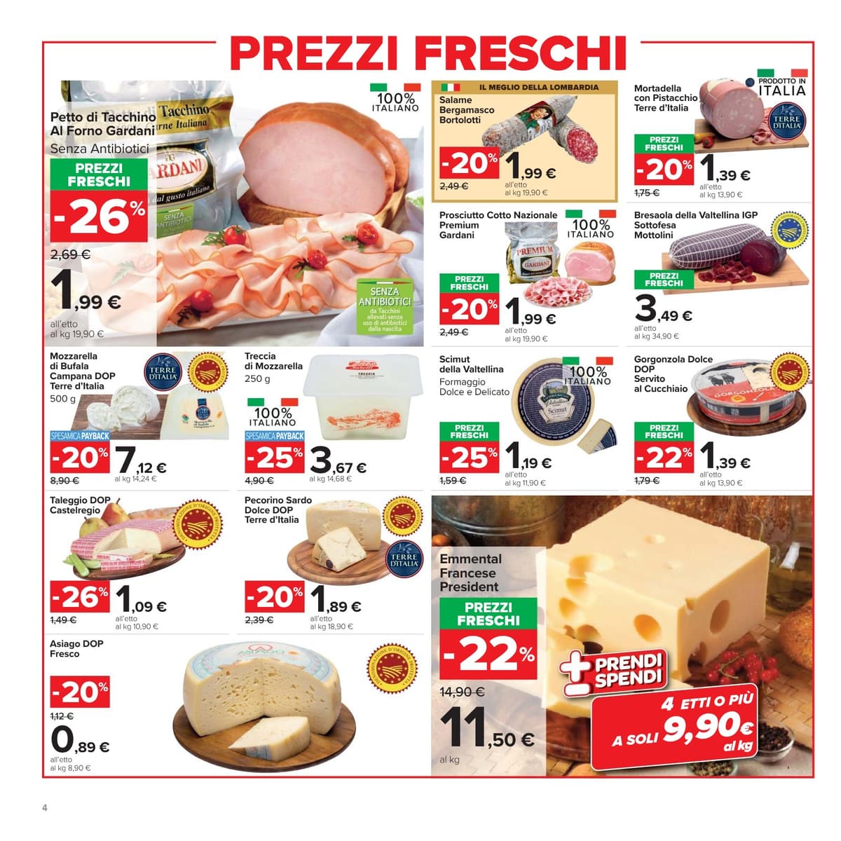 Pagina 4. del volantino Carrefour - Prezzi Freschi