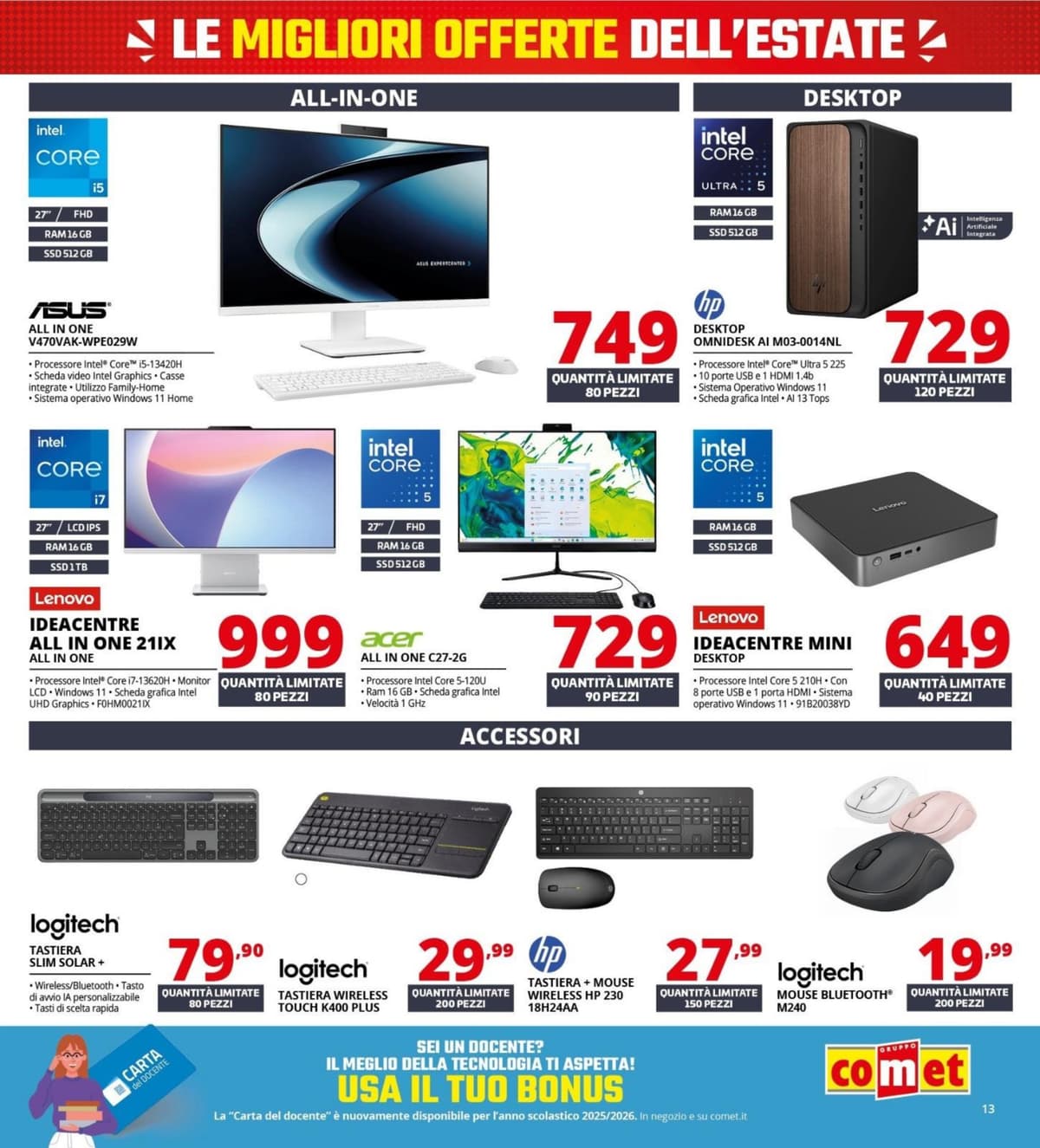 Pagina 13. del volantino Comet - Black Friday Summer Edition