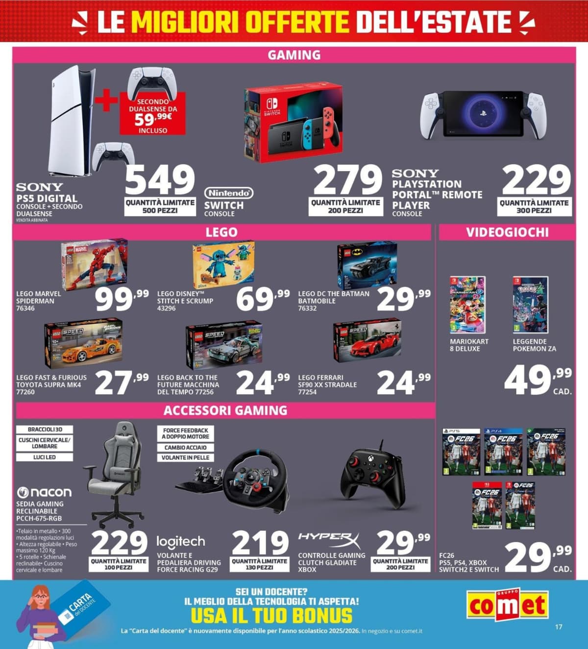 Pagina 17. del volantino Comet - Black Friday Summer Edition
