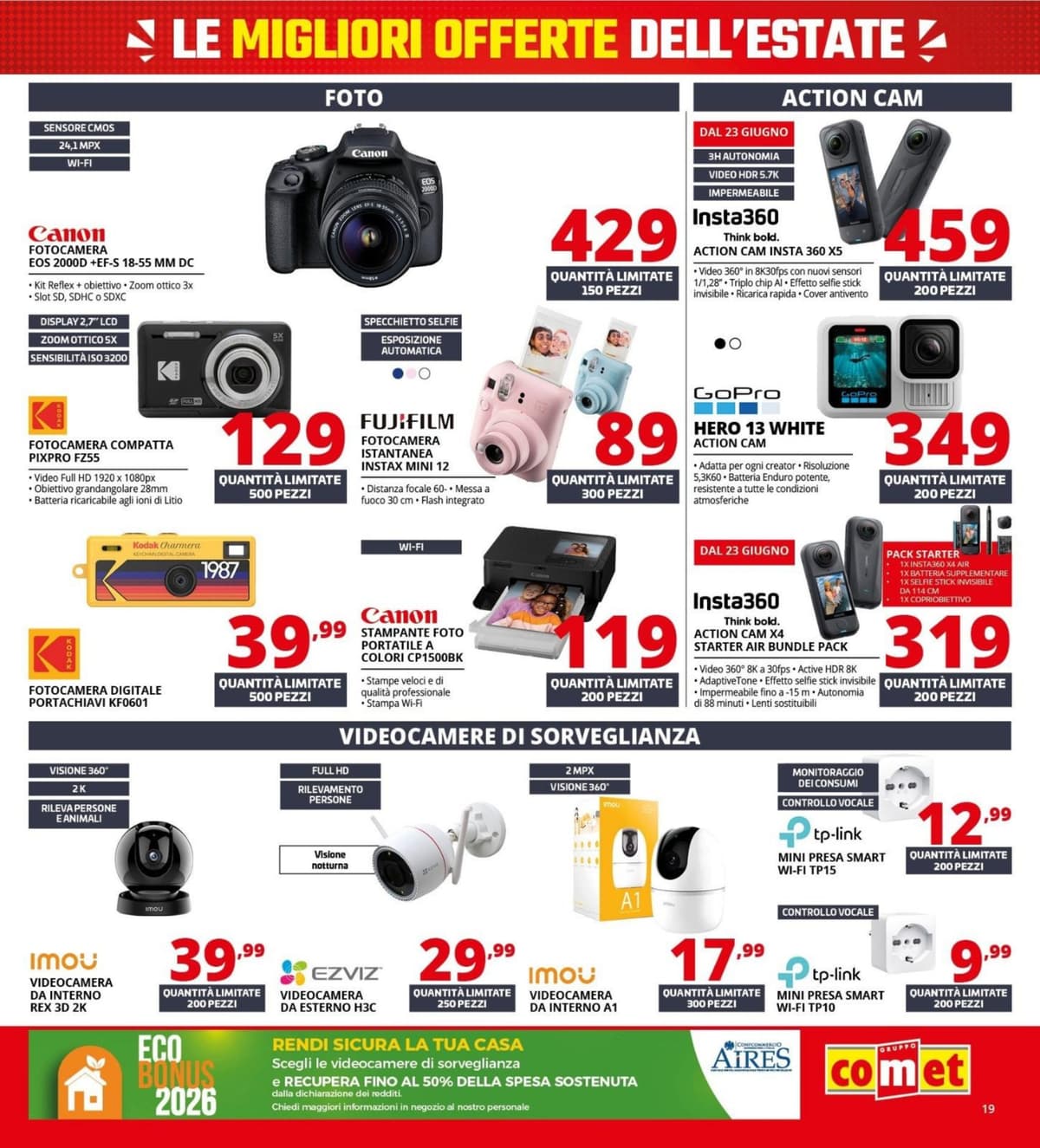 Pagina 19. del volantino Comet - Black Friday Summer Edition