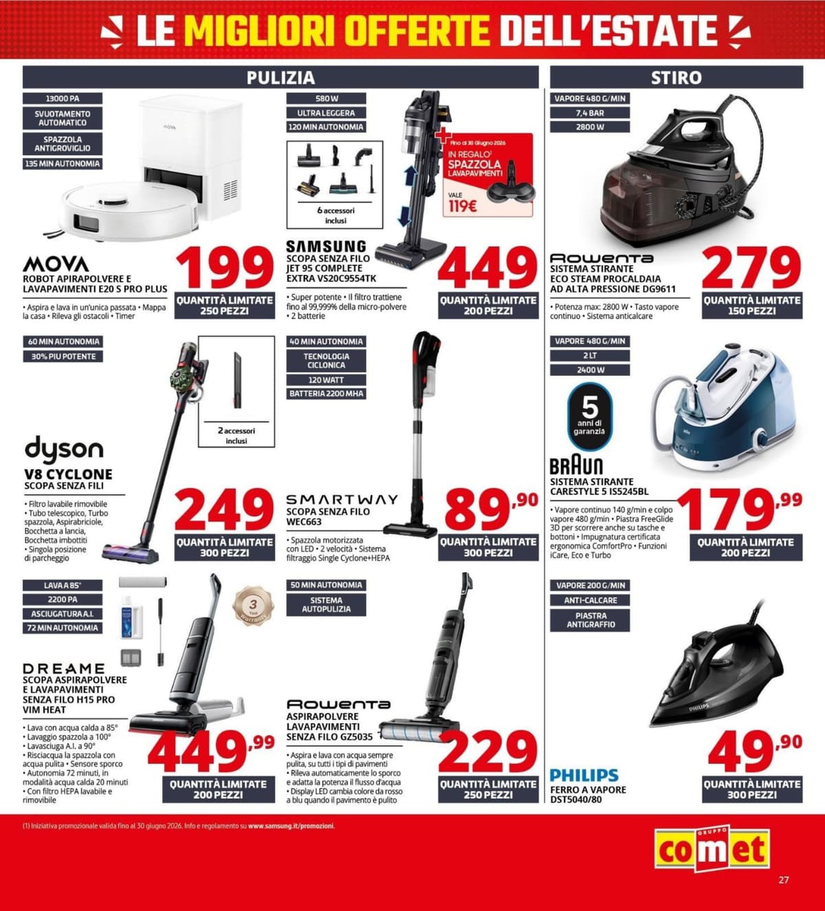 Pagina 27. del volantino Comet - Black Friday Summer Edition dal 23/06/2026