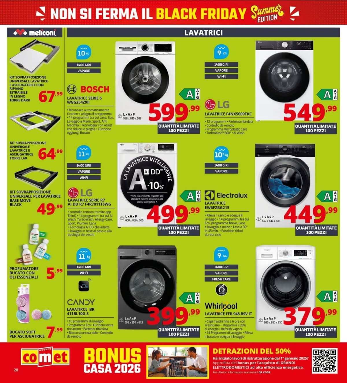 Pagina 28. del volantino Comet - Black Friday Summer Edition