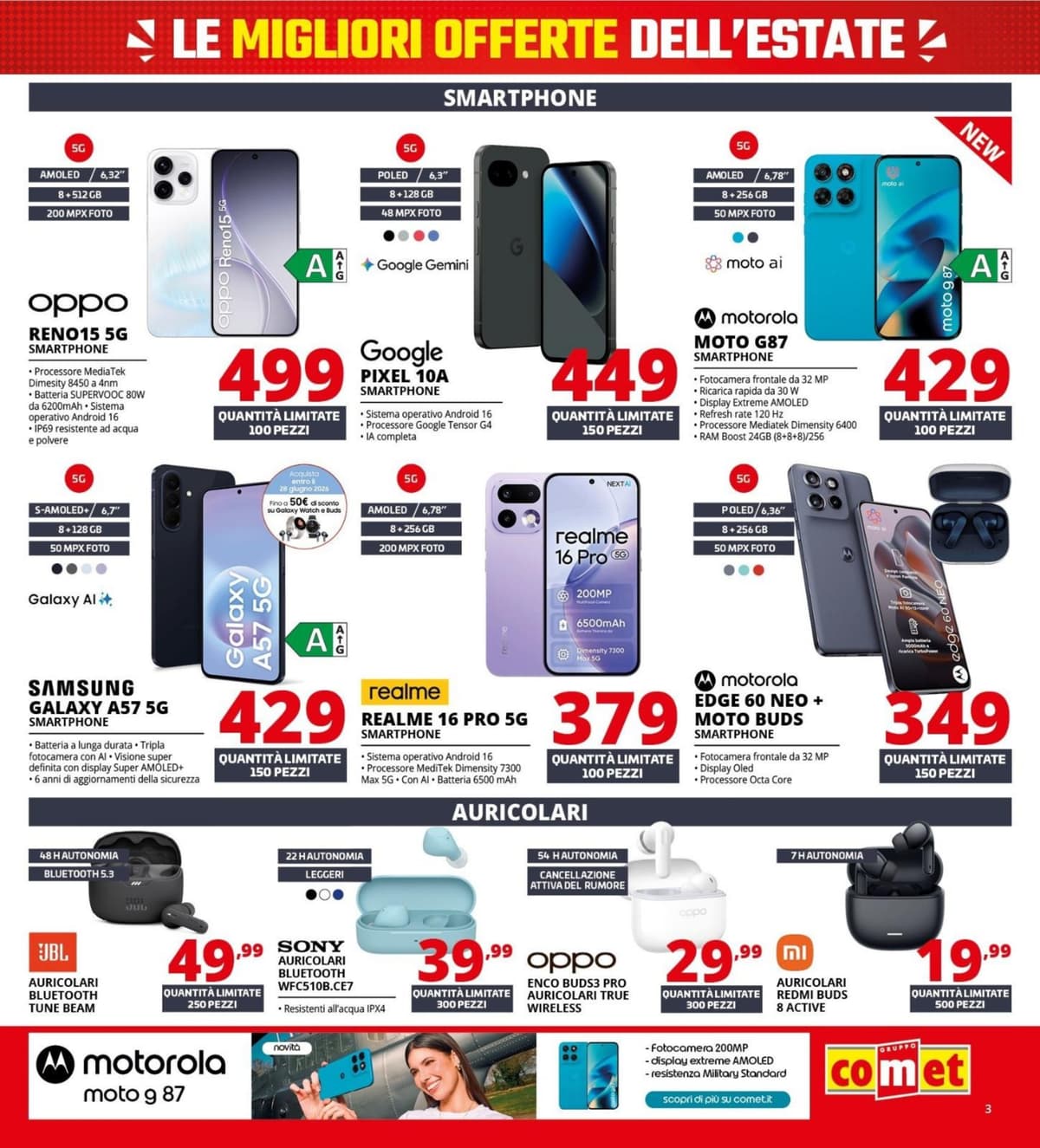 Pagina 3. del volantino Comet - Black Friday Summer Edition
