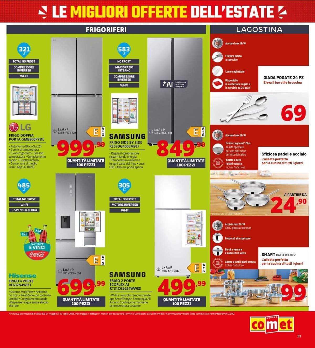 Pagina 31. del volantino Comet - Black Friday Summer Edition dal 23/06/2026