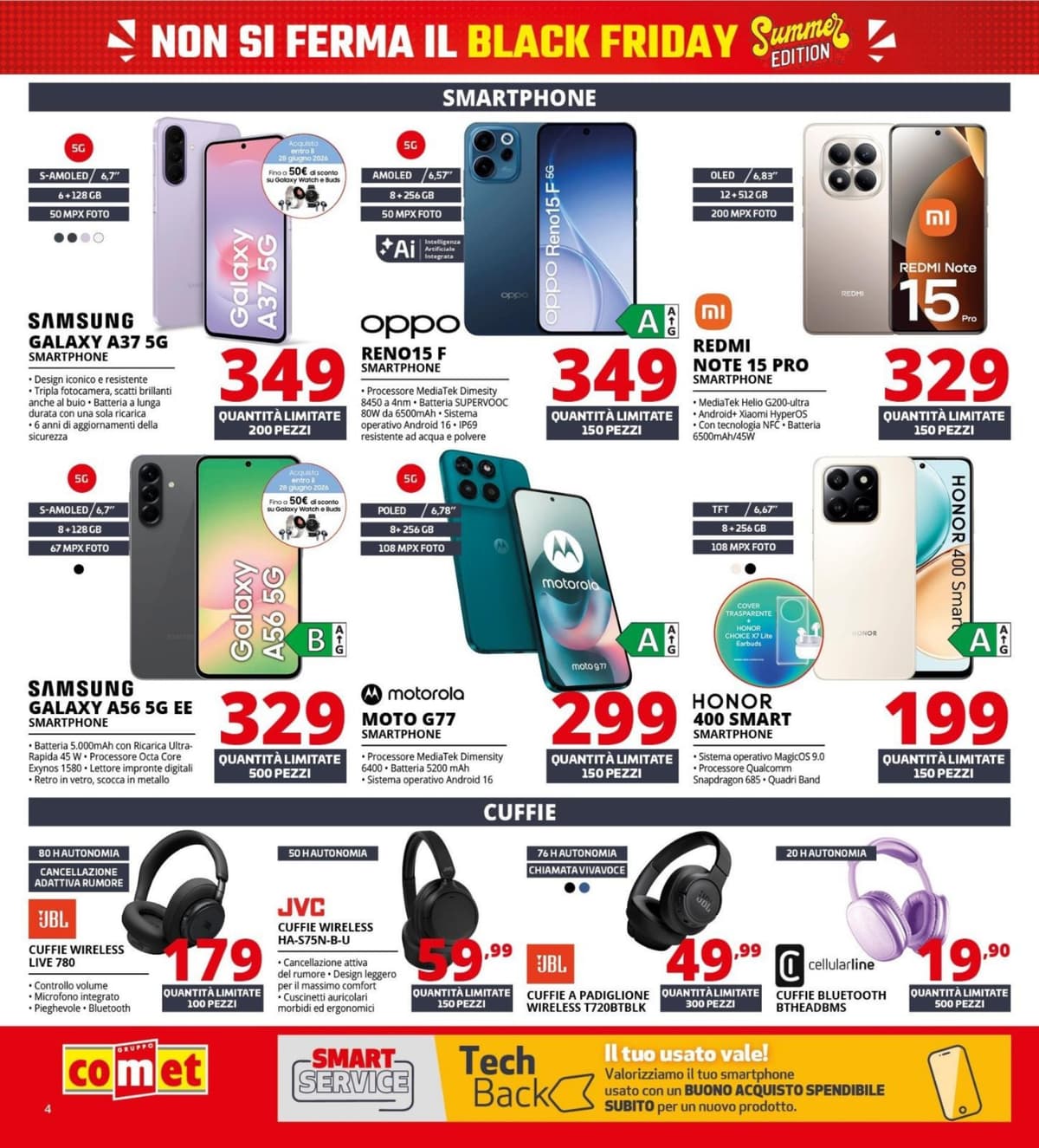 Pagina 4. del volantino Comet - Black Friday Summer Edition