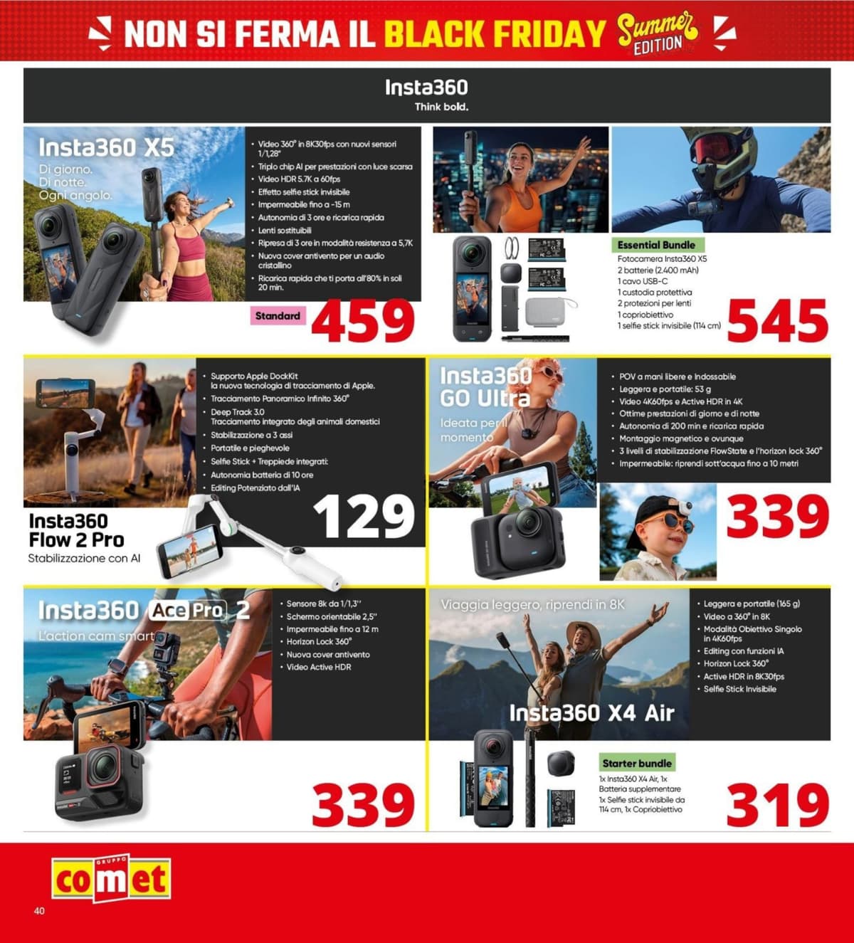 Pagina 40. del volantino Comet - Black Friday Summer Edition