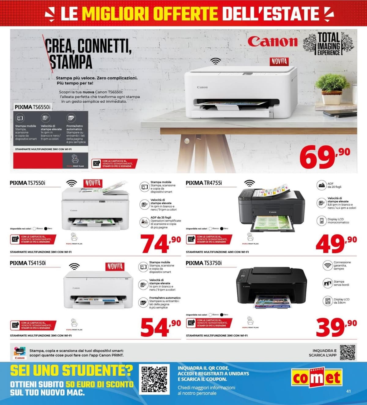 Pagina 41. del volantino Comet - Black Friday Summer Edition dal 23/06/2026