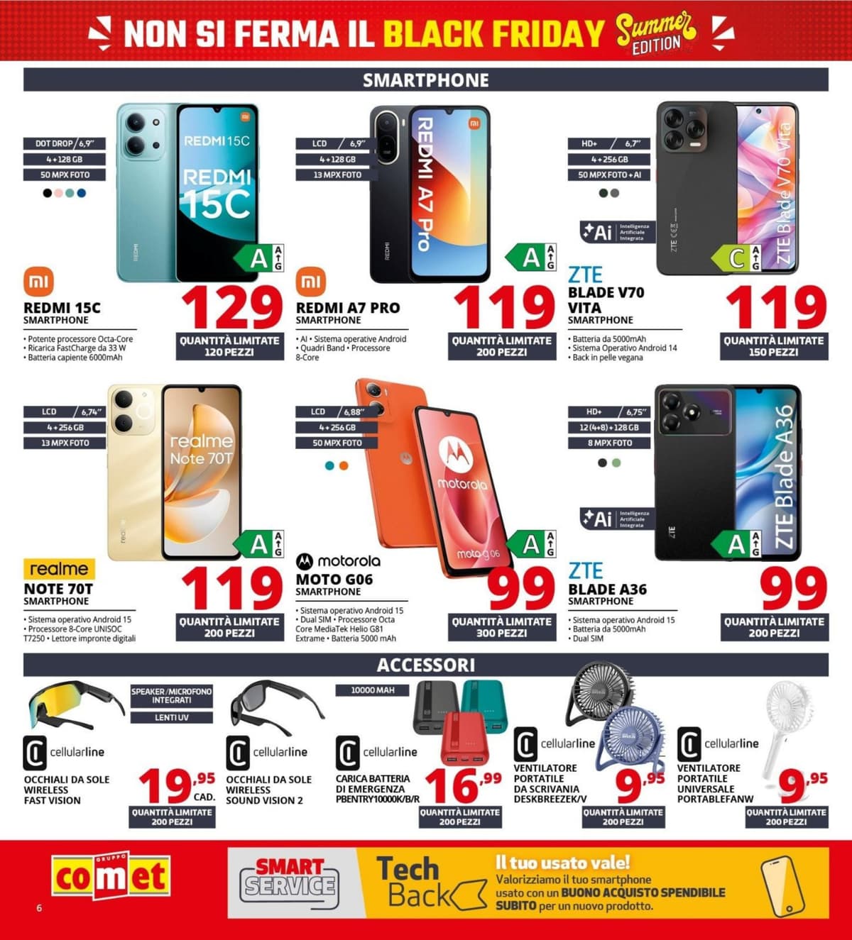 Pagina 6. del volantino Comet - Black Friday Summer Edition