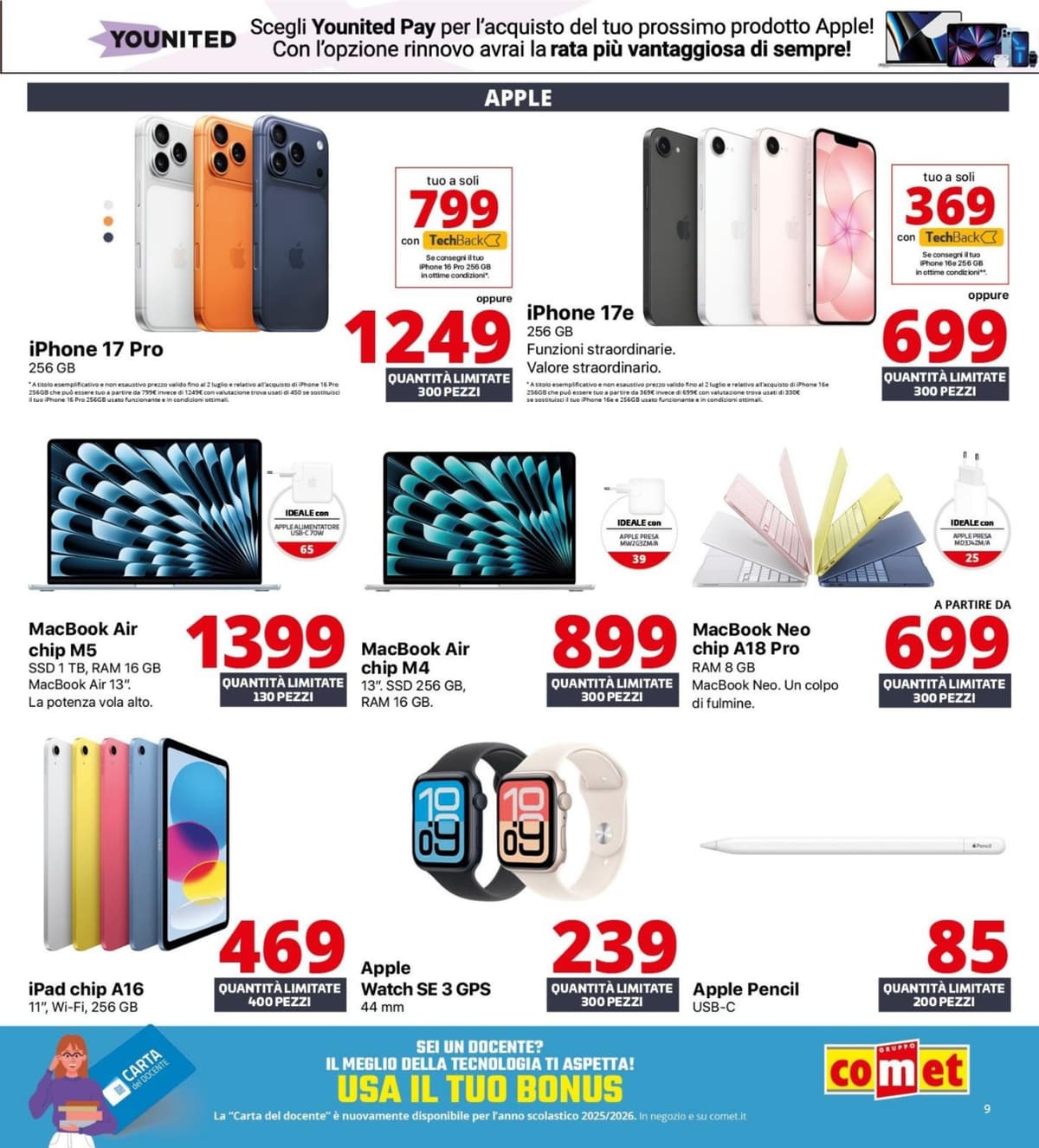 Pagina 9. del volantino Comet - Black Friday Summer Edition
