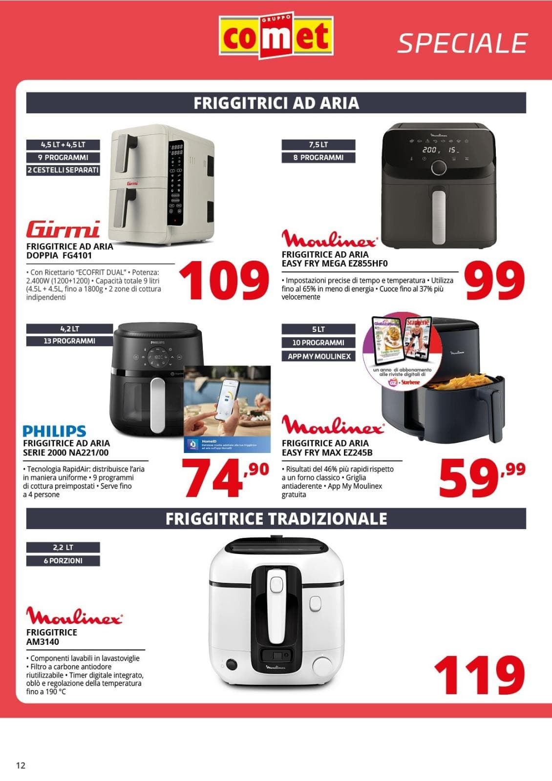 Pagina 12. del volantino Comet - Piccoli Elettrodomestici