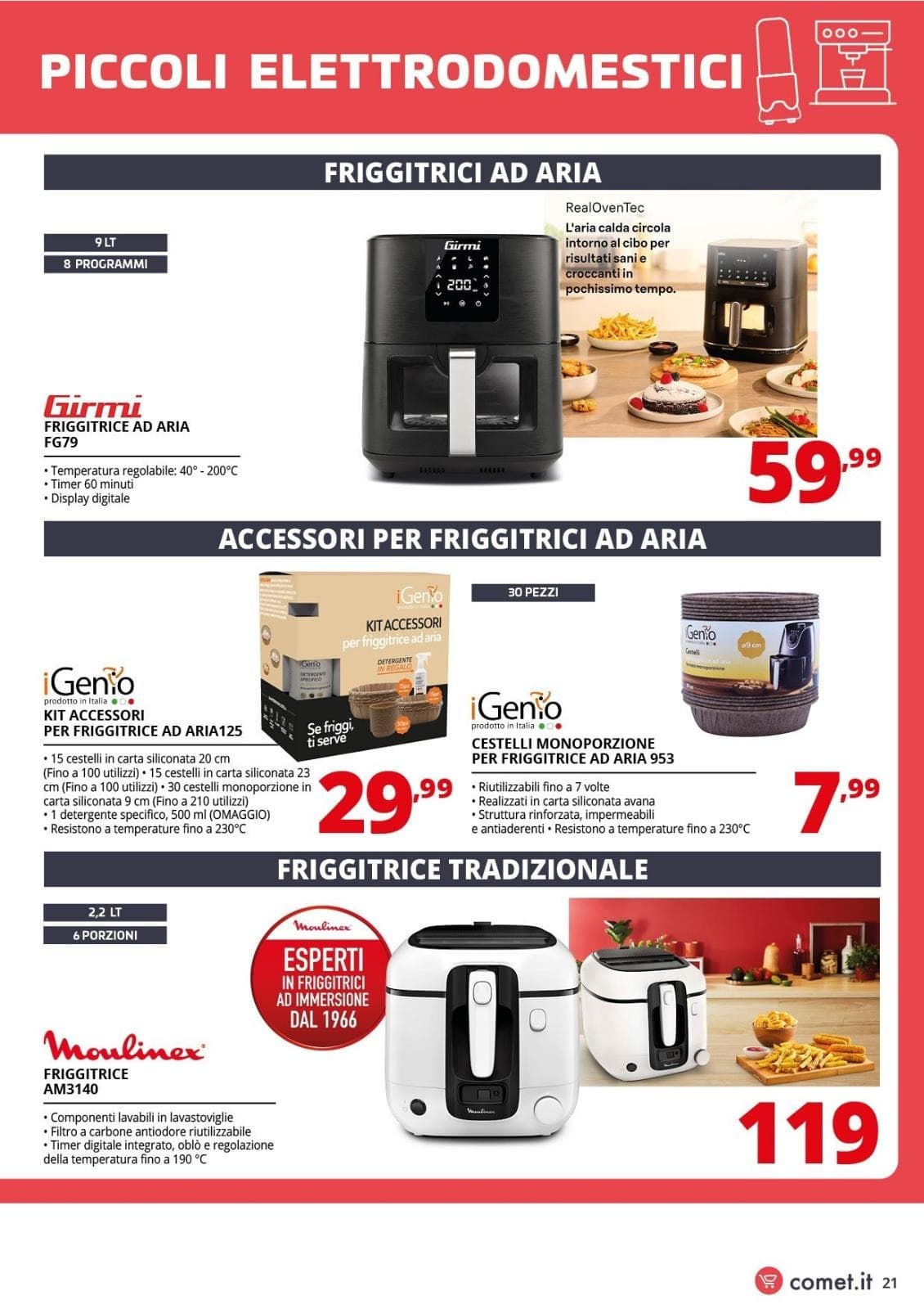 Pagina 21. del volantino Comet - Piccoli Elettrodomestici dal 23/06/2026
