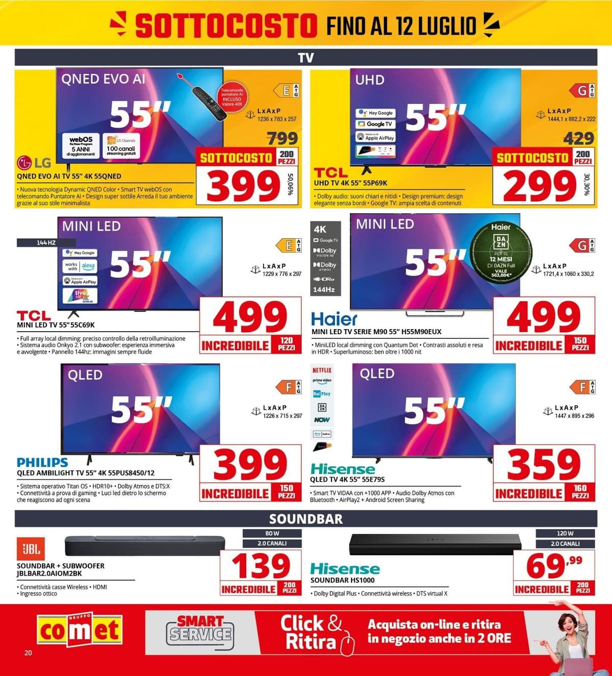 Pagina 20. del volantino Comet - Sotto Costo dal 14/07/2026