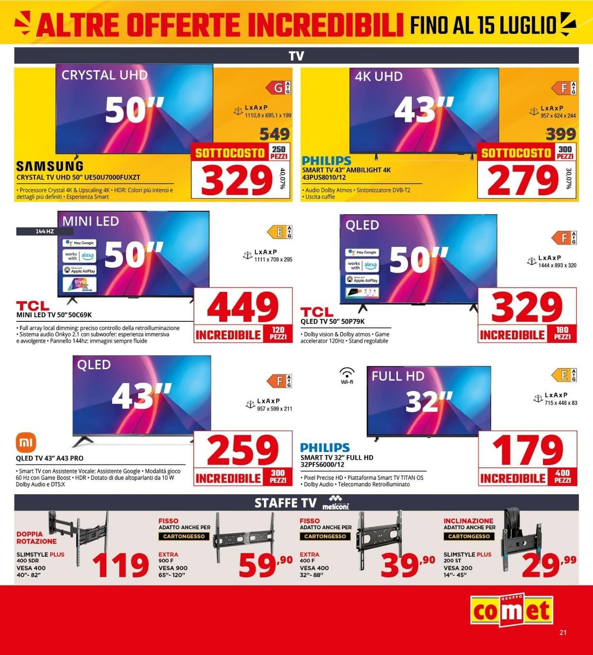 Pagina 21. del volantino Comet - Sotto Costo dal 14/07/2026