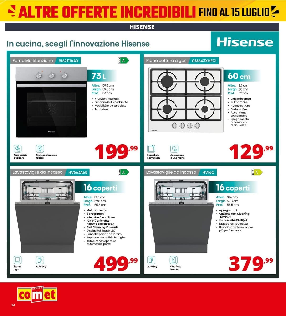 Pagina 34. del volantino Comet - Sotto Costo