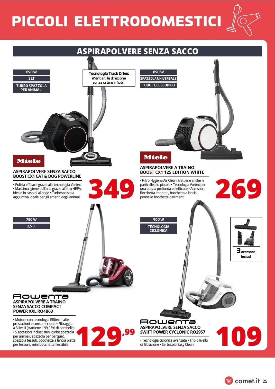 Pagina 25. del volantino Comet - Studio Luce: Piccoli Elettrodomestici dal 14/07/2026