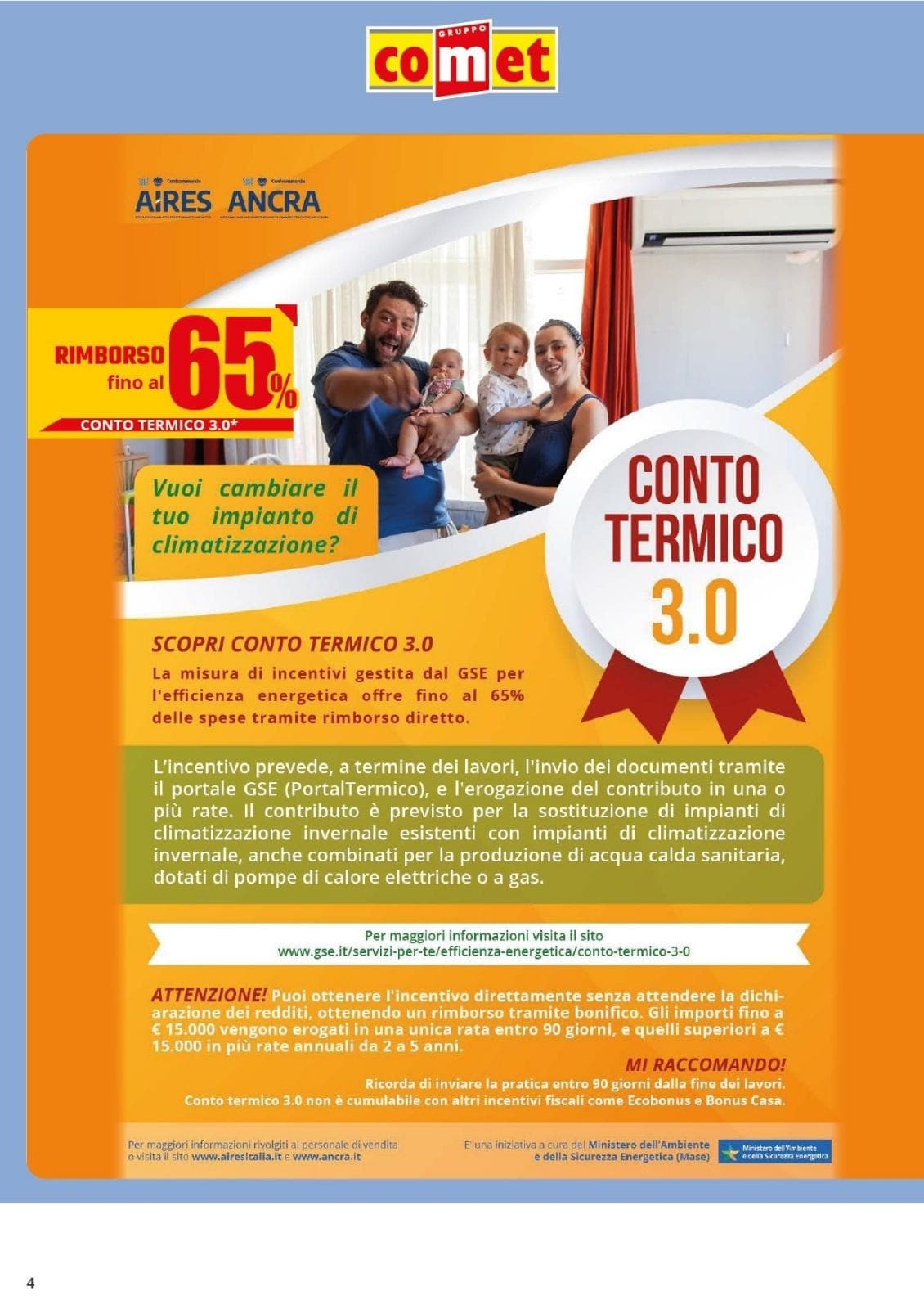 Pagina 4. del volantino Comet - Speciale Clima dal 14/07/2026