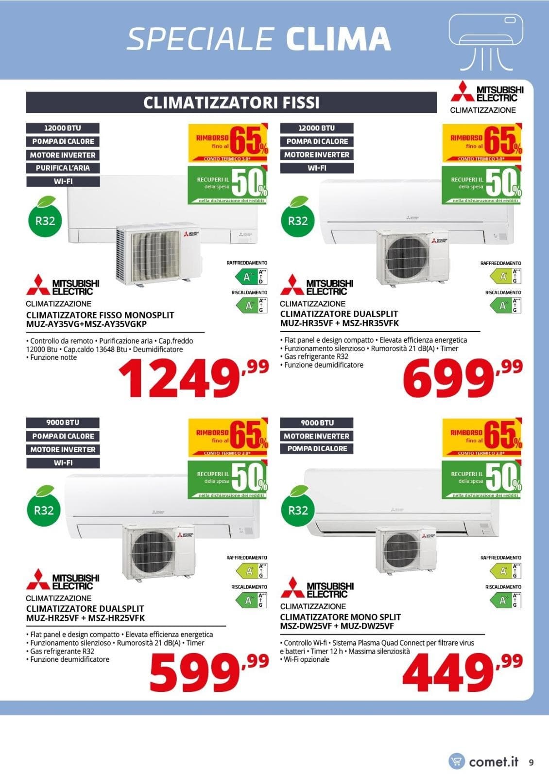 Pagina 9. del volantino Comet - Speciale Clima