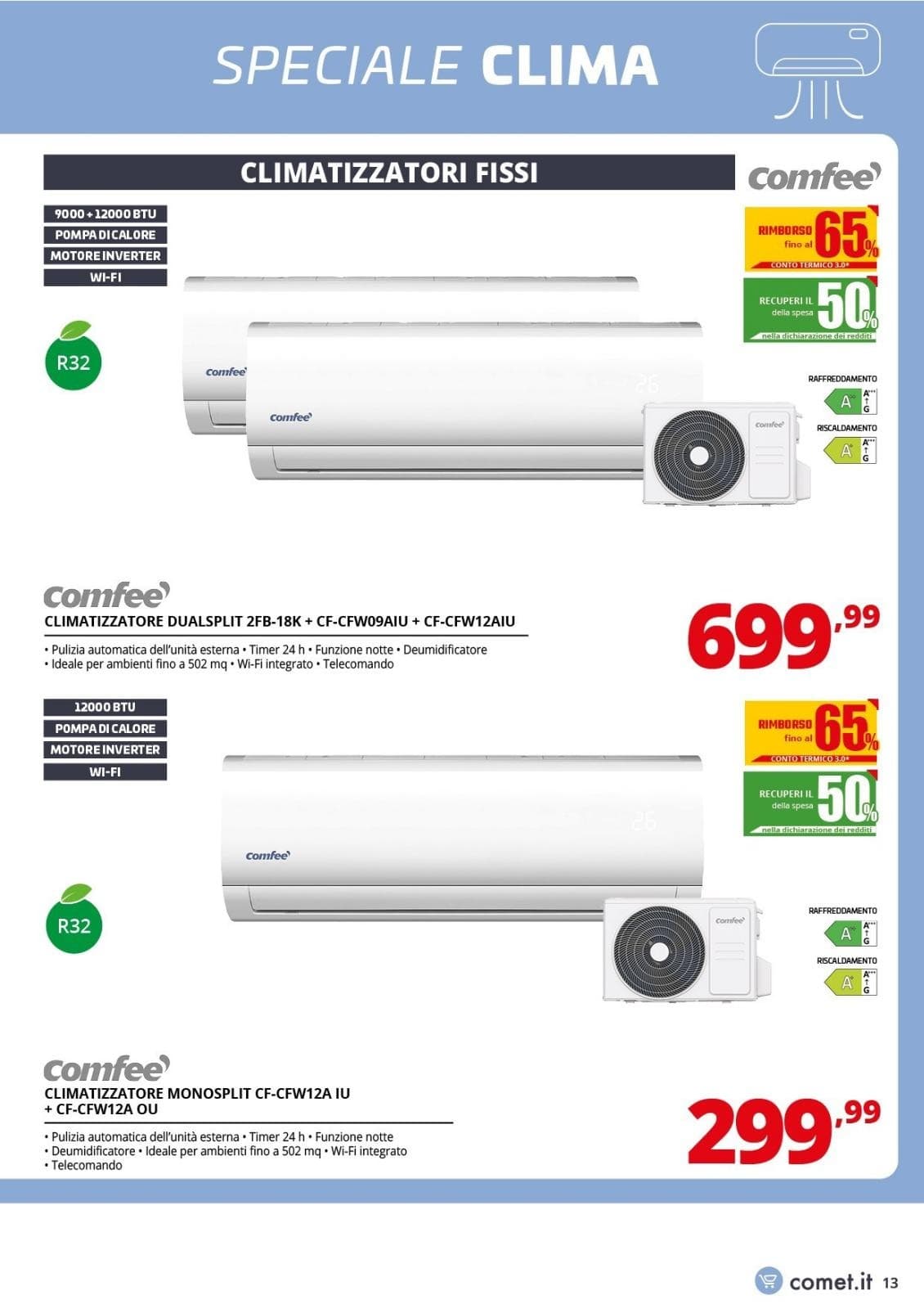 Pagina 13. del volantino Comet - Speciale Clima