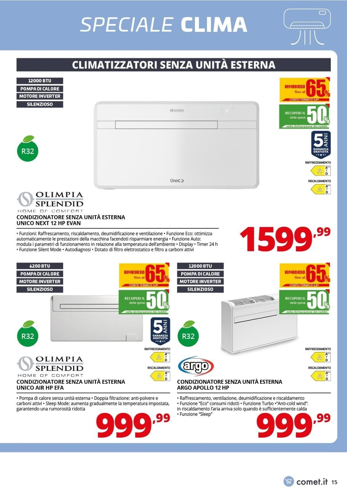 Pagina 15. del volantino Comet - Speciale Clima