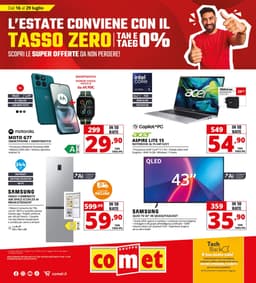 Pagina 1 del volantino Comet Tasso Zero