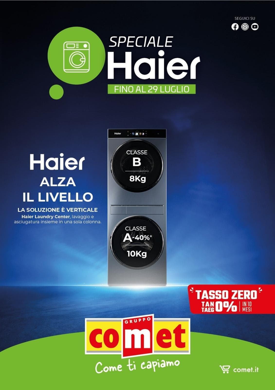 Pagina 1. del volantino Comet - Haier dal 28/07/2026