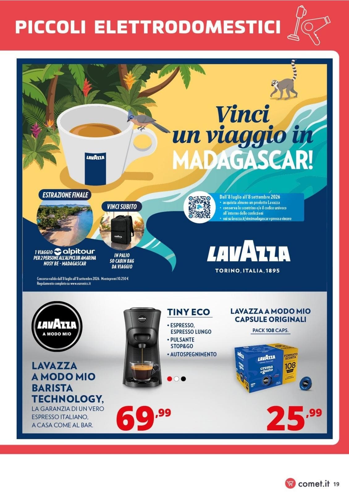 Pagina 19. del volantino Comet - Piccoli Elettrodomestici dal 23/08/2026