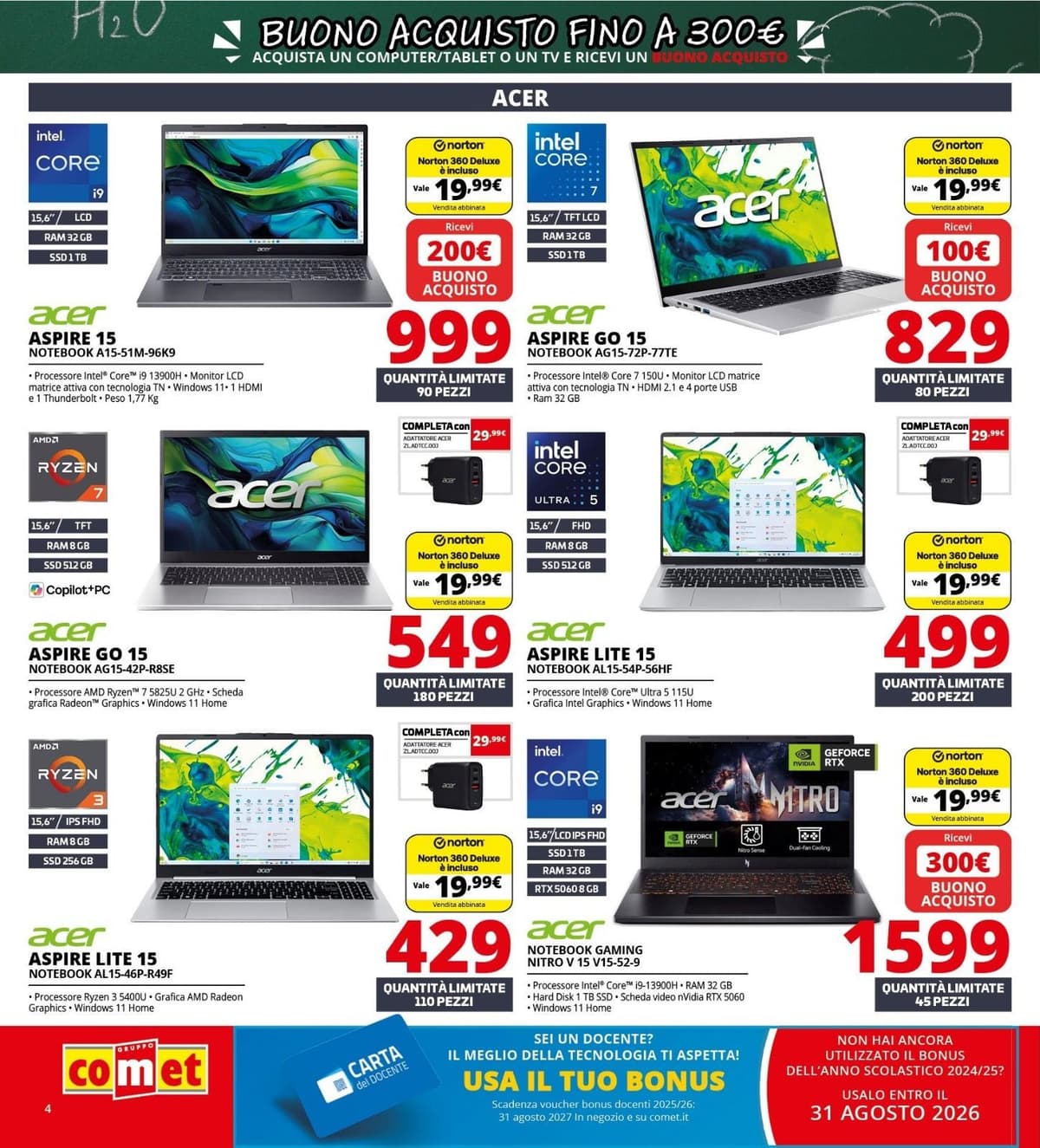 Pagina 4. del volantino Comet - Back To School