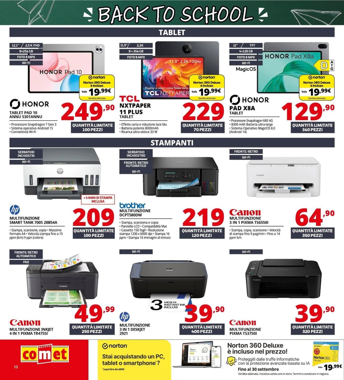 Pagina 10. del volantino Comet - Back To School