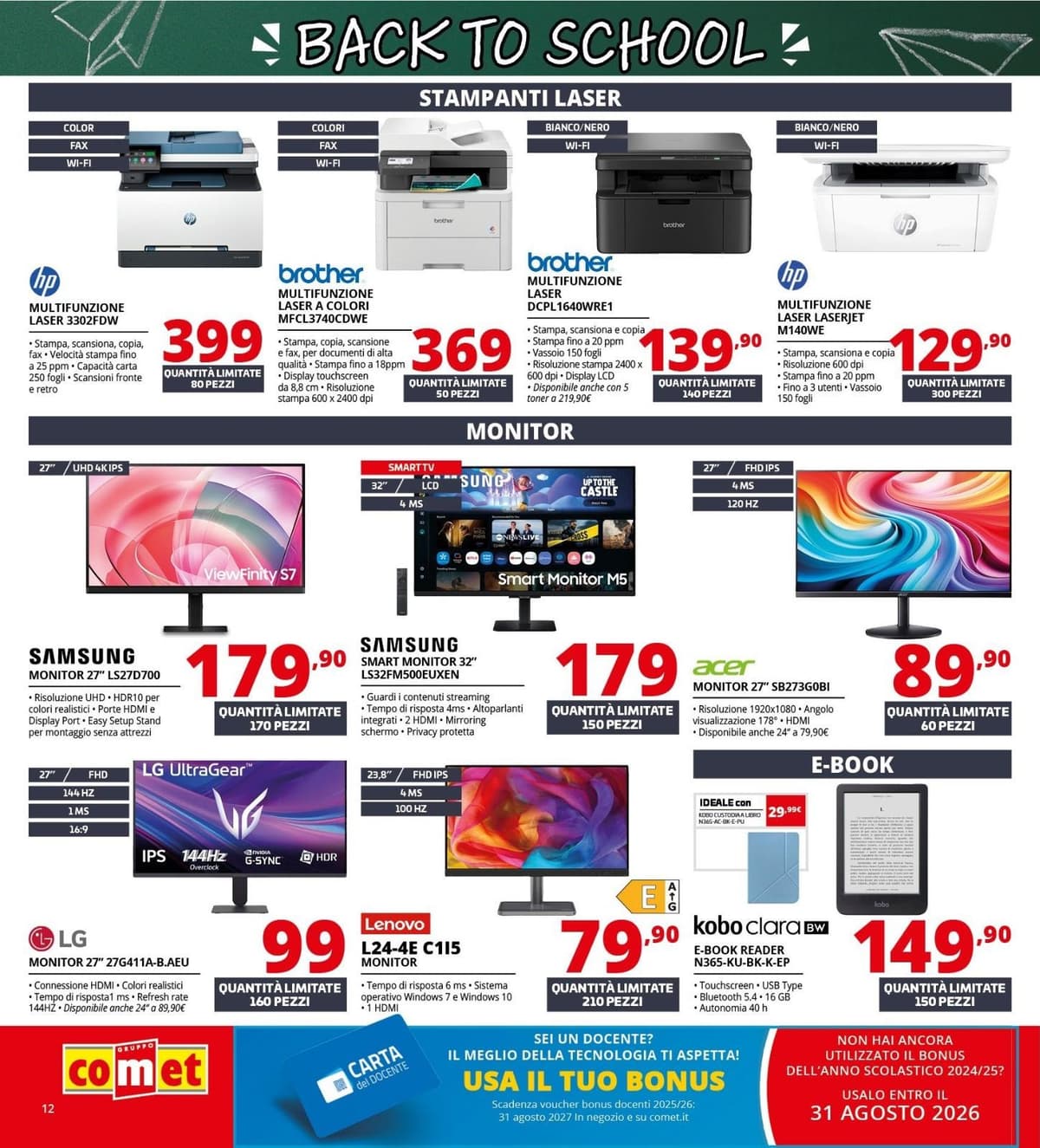 Pagina 12. del volantino Comet - Back To School