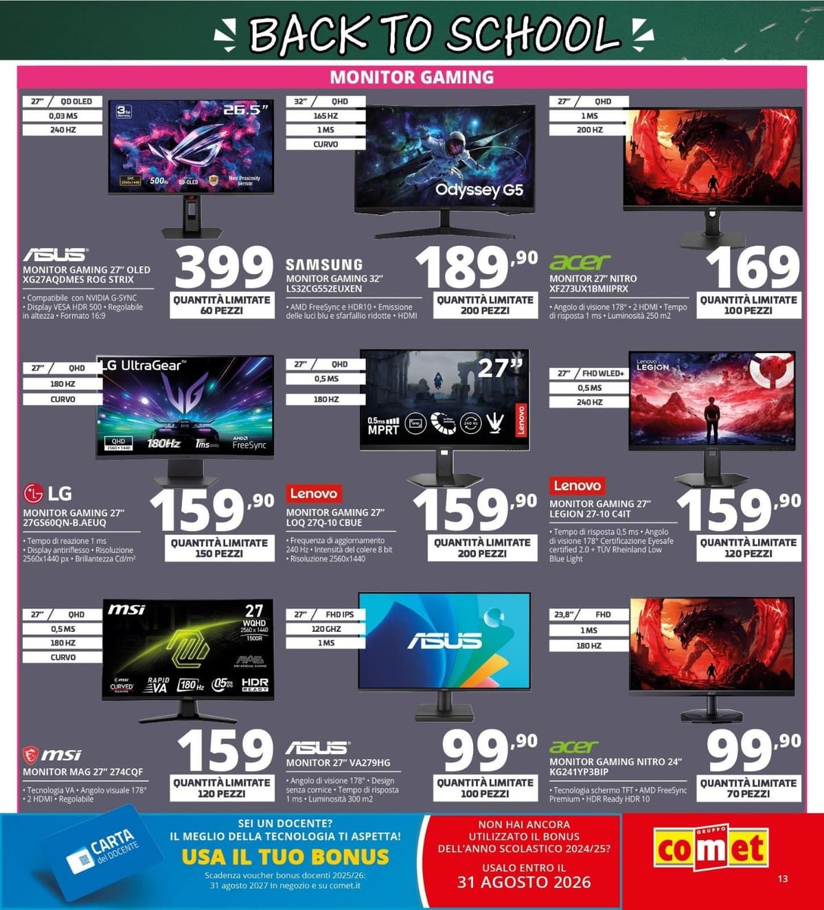 Pagina 13. del volantino Comet - Back To School