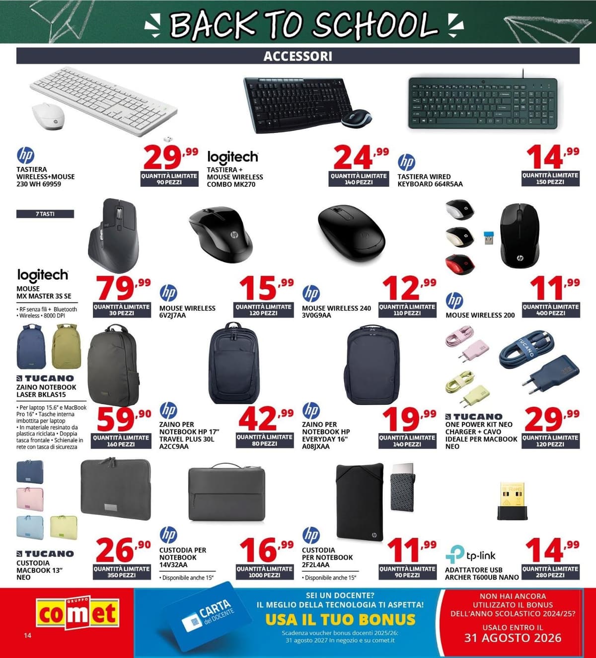 Pagina 14. del volantino Comet - Back To School