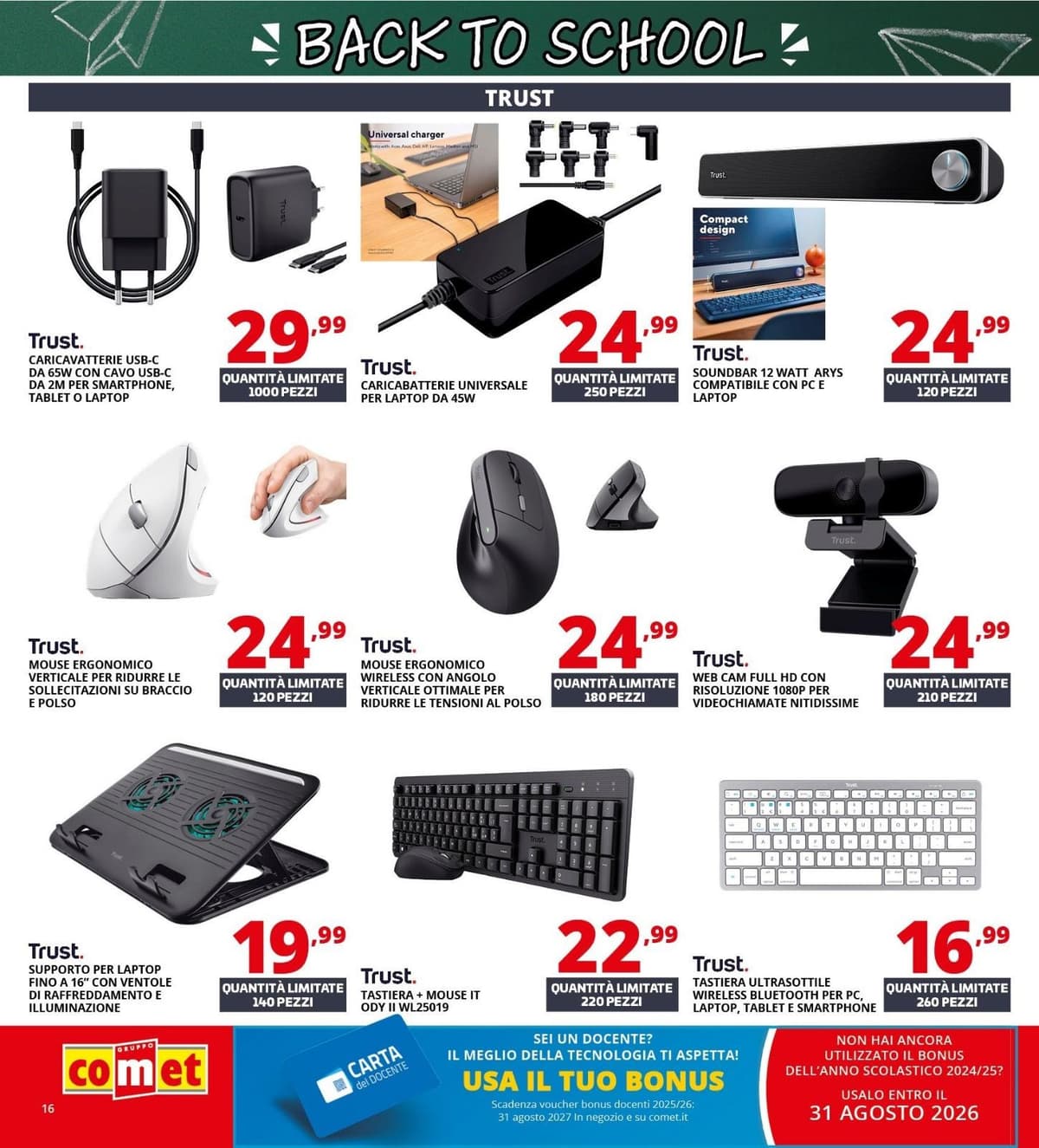 Pagina 16. del volantino Comet - Back To School