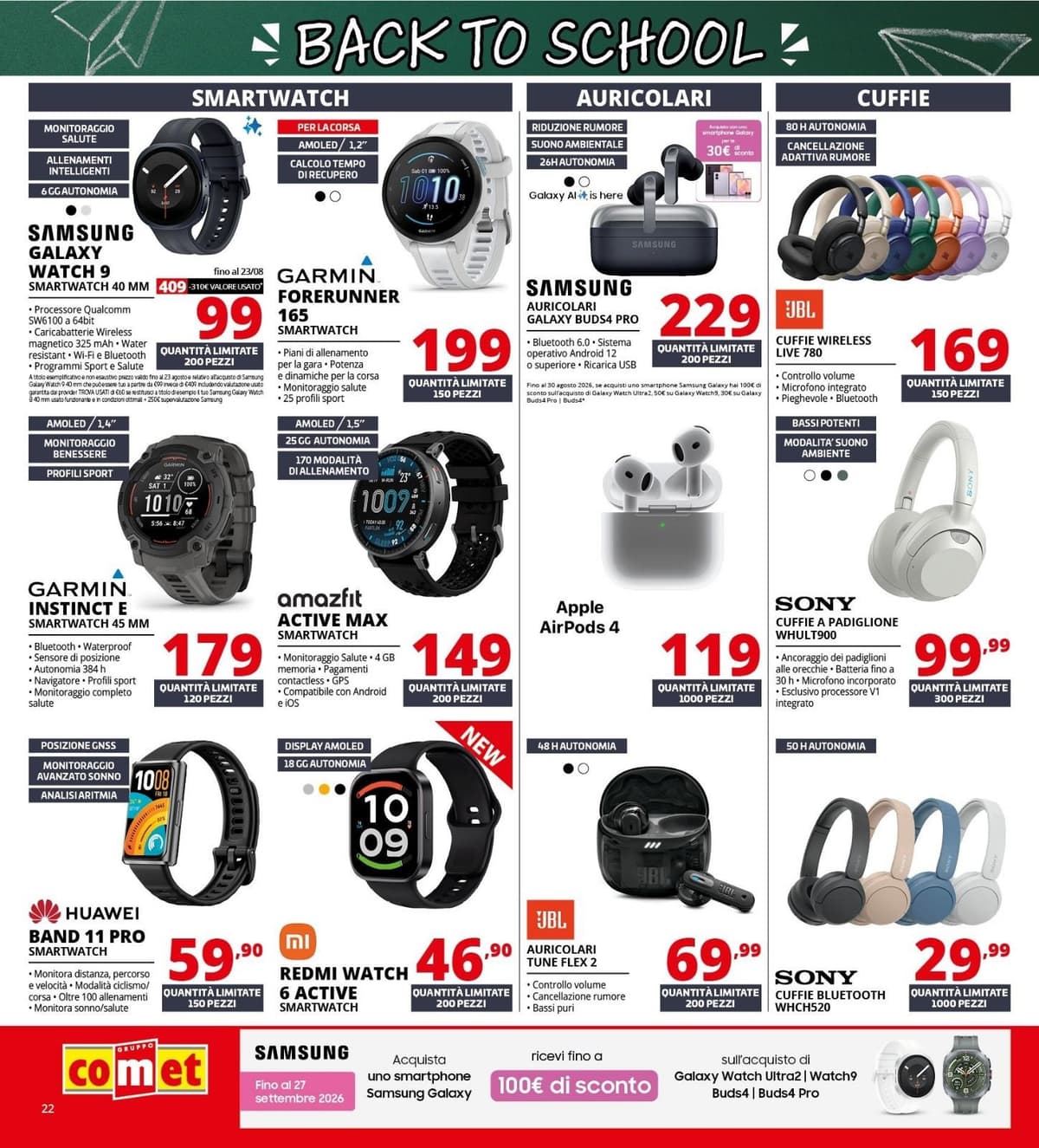 Pagina 22. del volantino Comet - Back To School