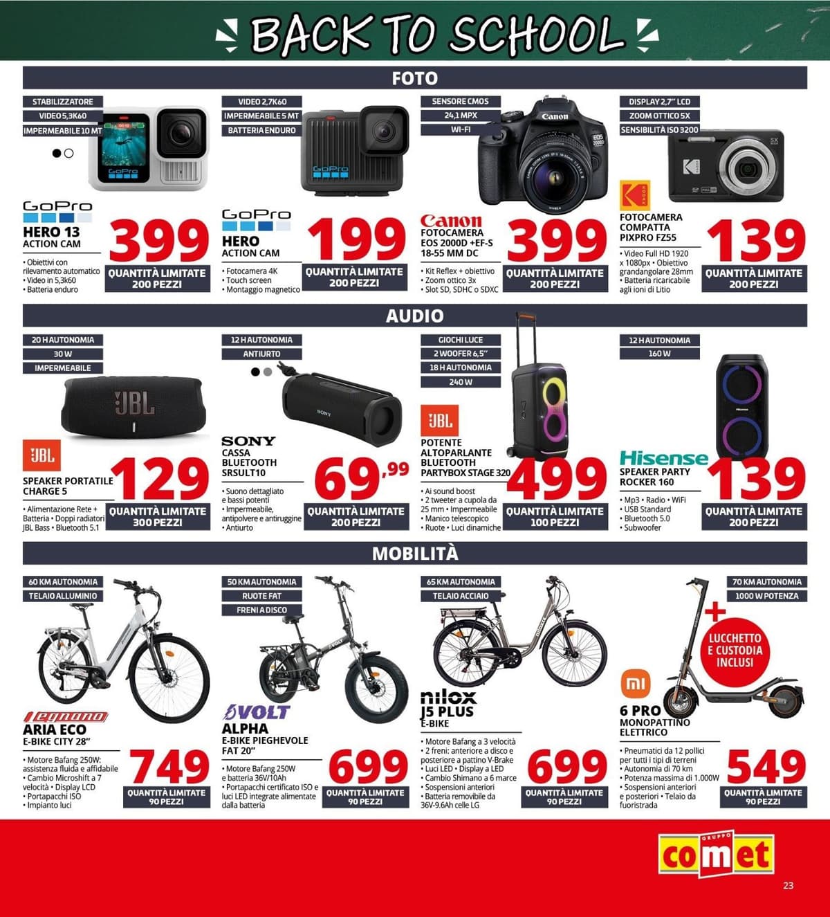 Pagina 23. del volantino Comet - Back To School