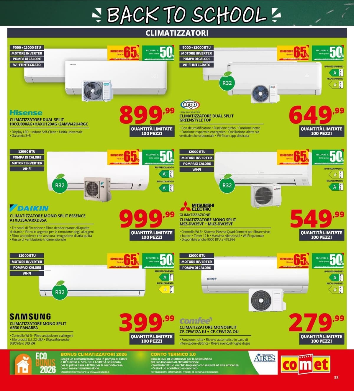 Pagina 33. del volantino Comet - Back To School
